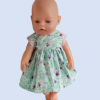 Green Lace Dress 42cm Baby Born