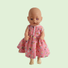 Pink Bear Dress - Baby Born Doll 41cm