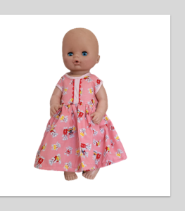 Pink Teddy Bear Dress 38cm Baby Born
